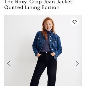 Madewell Boxy crop denim jacket